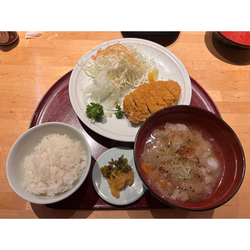 バラかつ定食(遊食豚彩いちにいさん 鹿児島本店 )