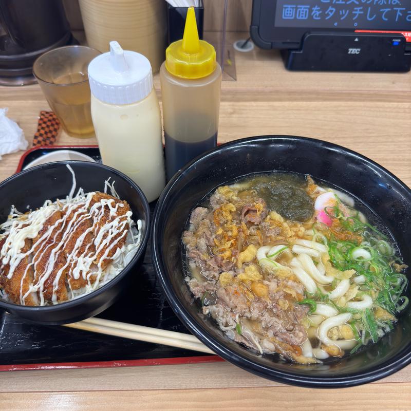 肉うどん(資さんうどん 大里店)