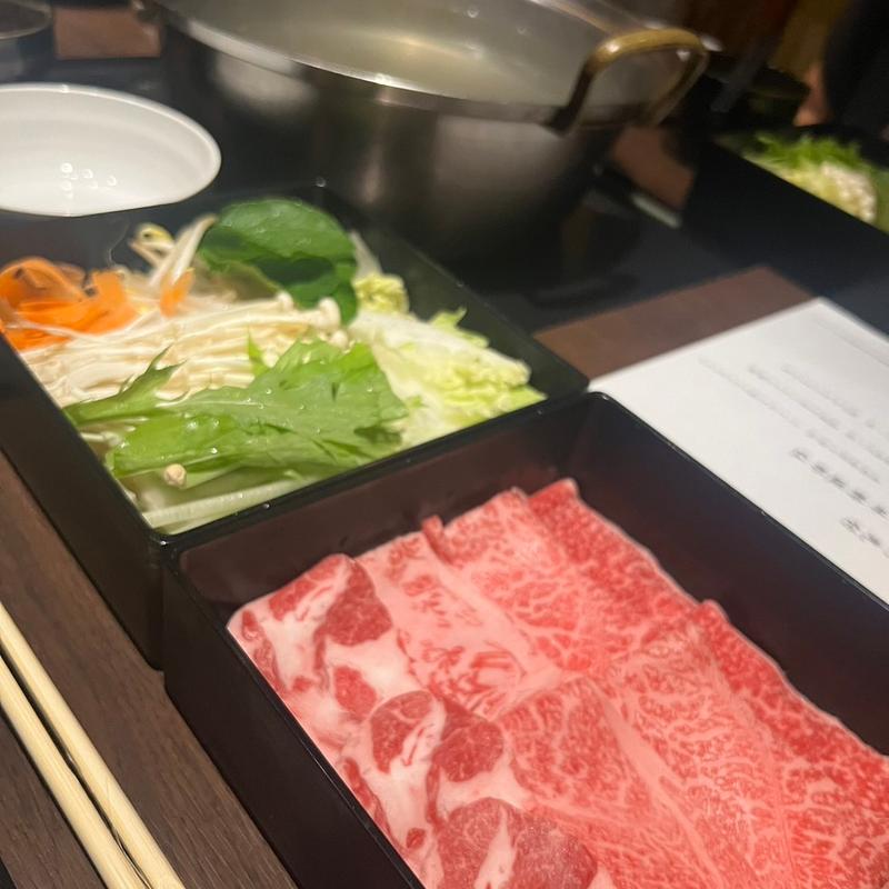 黒毛和牛しゃぶしゃぶコース(武蔵別邸 巌流島)