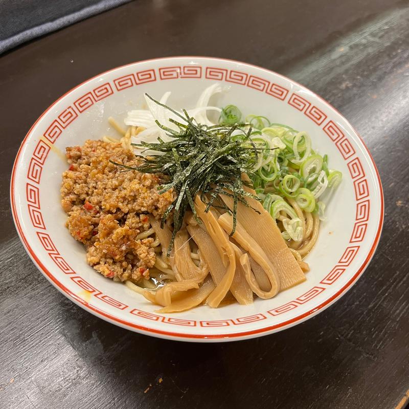 味噌油そば(博多とんこつ 豚の足跡)