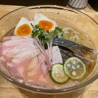 炙り〆鯖冷やし塩そばDX(福島壱麺 （イチメン）)