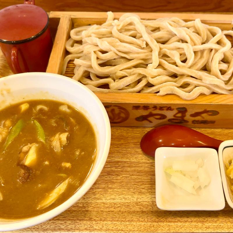 カレー肉汁うどん(深谷うどん やまや製麺所)