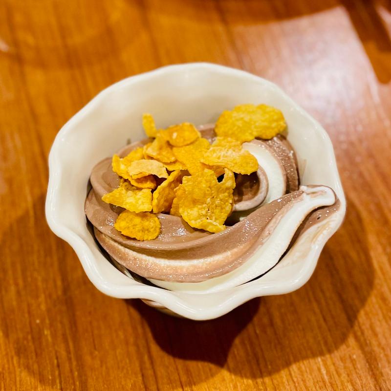 ソフトクリーム　バニラ＆チョコレート(シズラー 東京ドームホテル店 （Sizzler）)