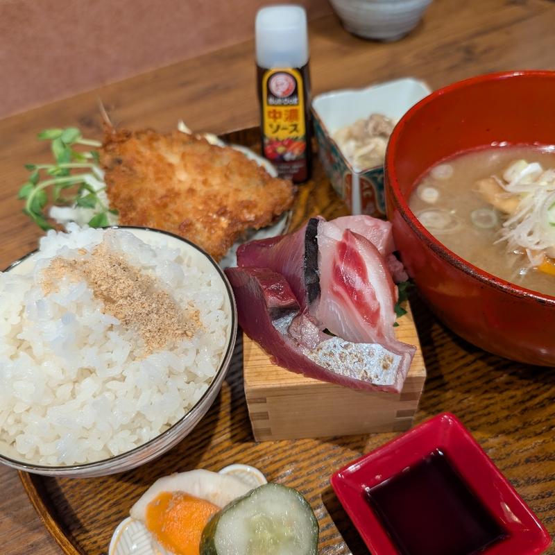 アジフライ定食(いまや)