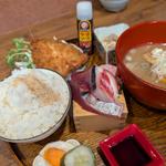 アジフライ定食(いまや)