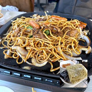 焼きそば(仙台パルコ2 肉食べ放題 BBQビアガーデン)