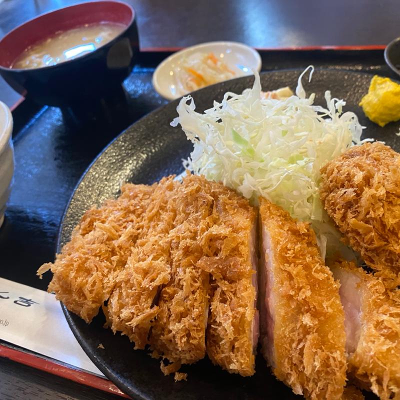 いもぶたロース定食 150g(とんかつとん吉)