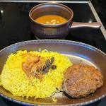 ハンバーグカレー(ビストロ喜楽亭)