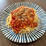 ミートソースパスタ(ベルクス 東墨田店)
