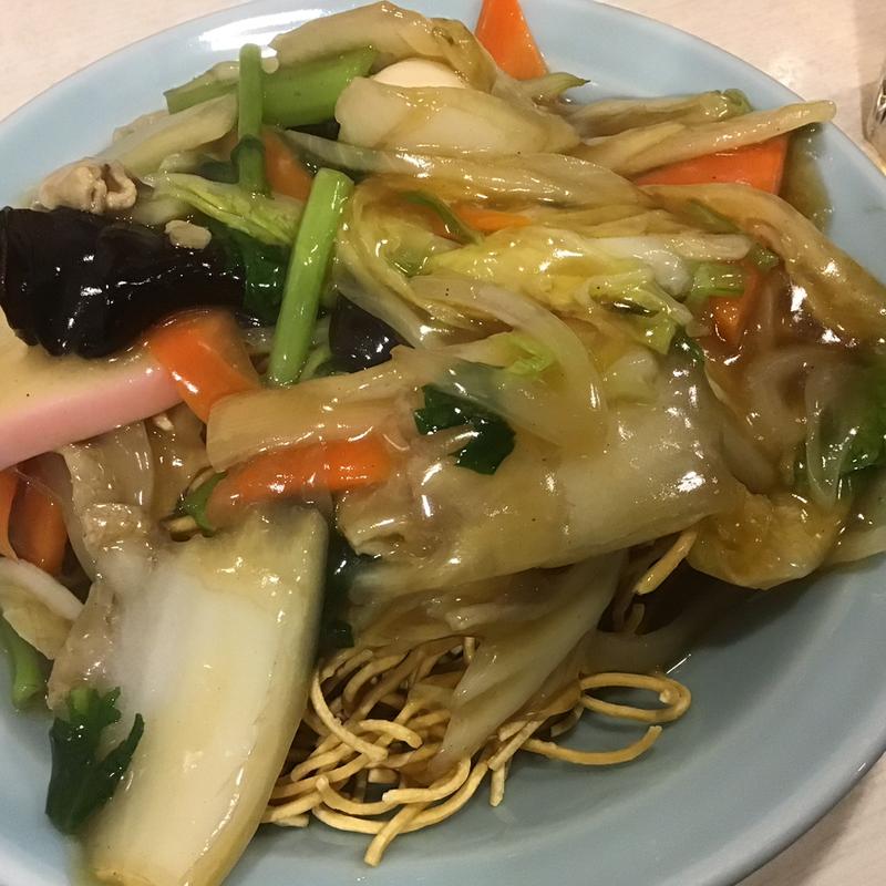 五目かた焼きそば(龍味 （リュウマイ）)