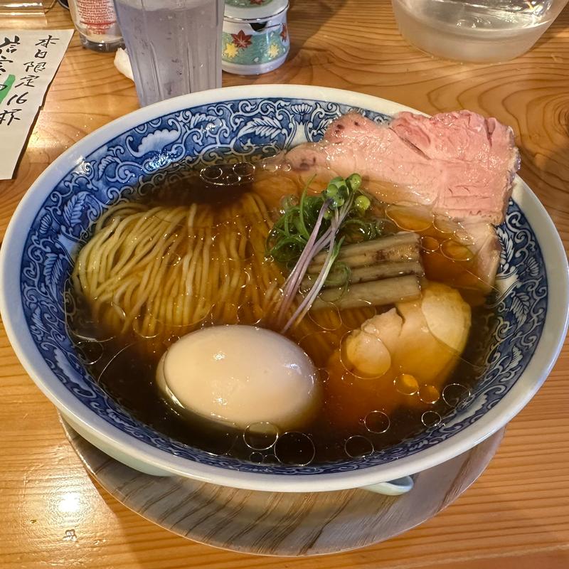 鶏出汁中華そば味玉付醤油(鶏出汁中華そば 珀寛流)