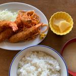 エビフライ定食(椎名食堂)
