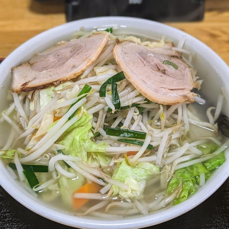 タンメン チャーシュー2枚(インター食堂 安子ヶ島店)