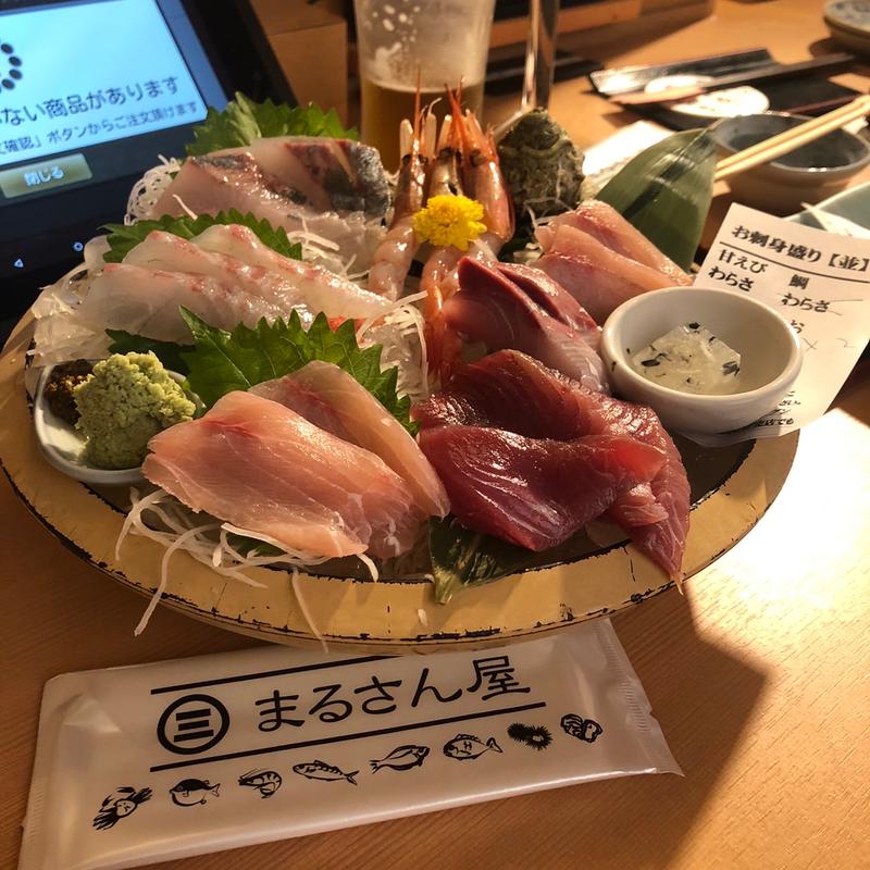 お刺身盛り＜並＞(まるさん屋)