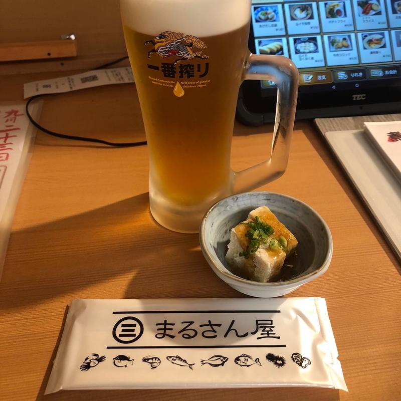 生ビール(まるさん屋)
