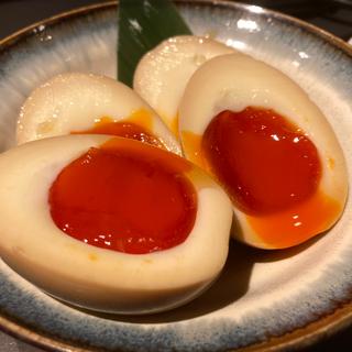 とろとろ半熟煮卵(焼鳥 ボトルバード 天王寺ミオ店)