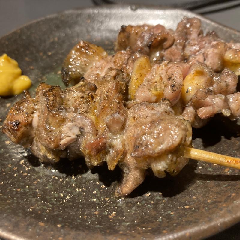 名物！！かしわ串(焼鳥 ボトルバード 天王寺ミオ店)