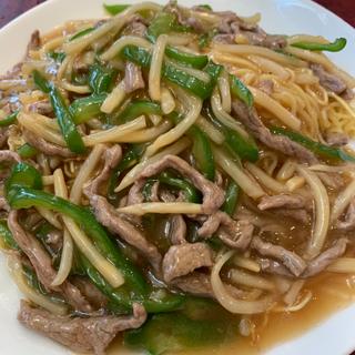 牛肉細切り焼そば(華吉)