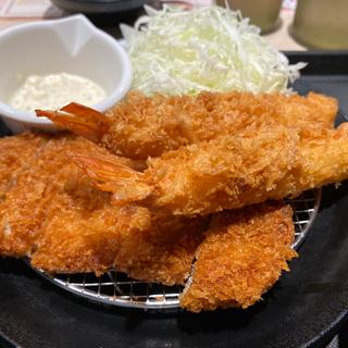 ロースかつ&海老フライ(松のや 中洲店)