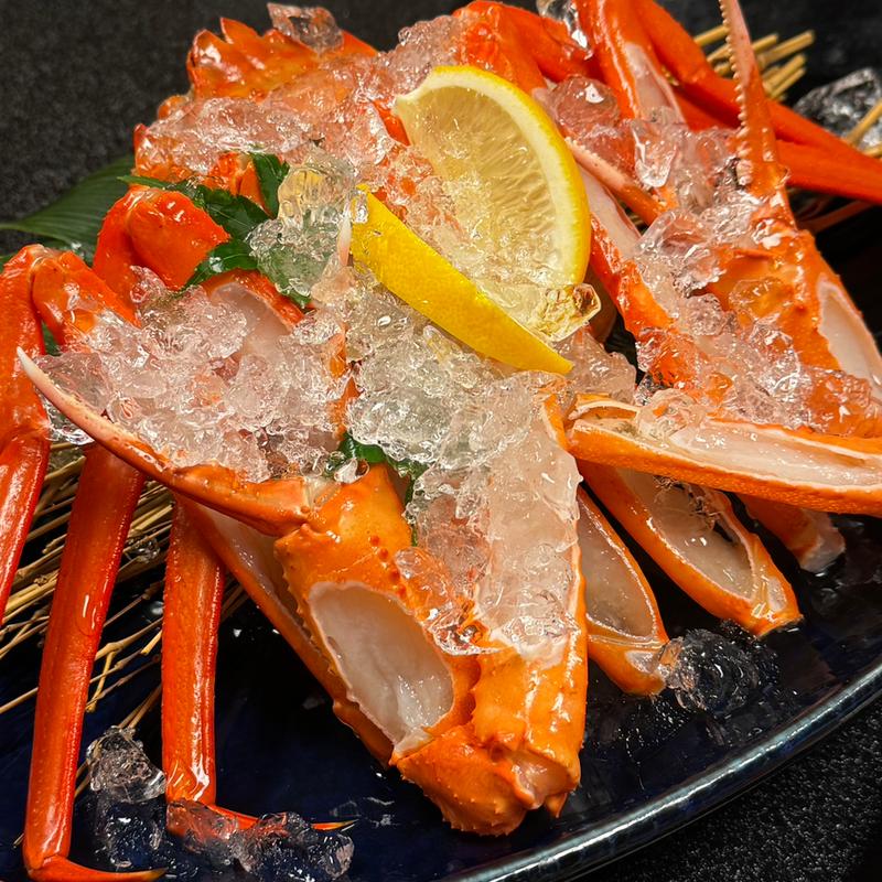 香住ガニ刺し身(いまご荘 櫂の詩 )