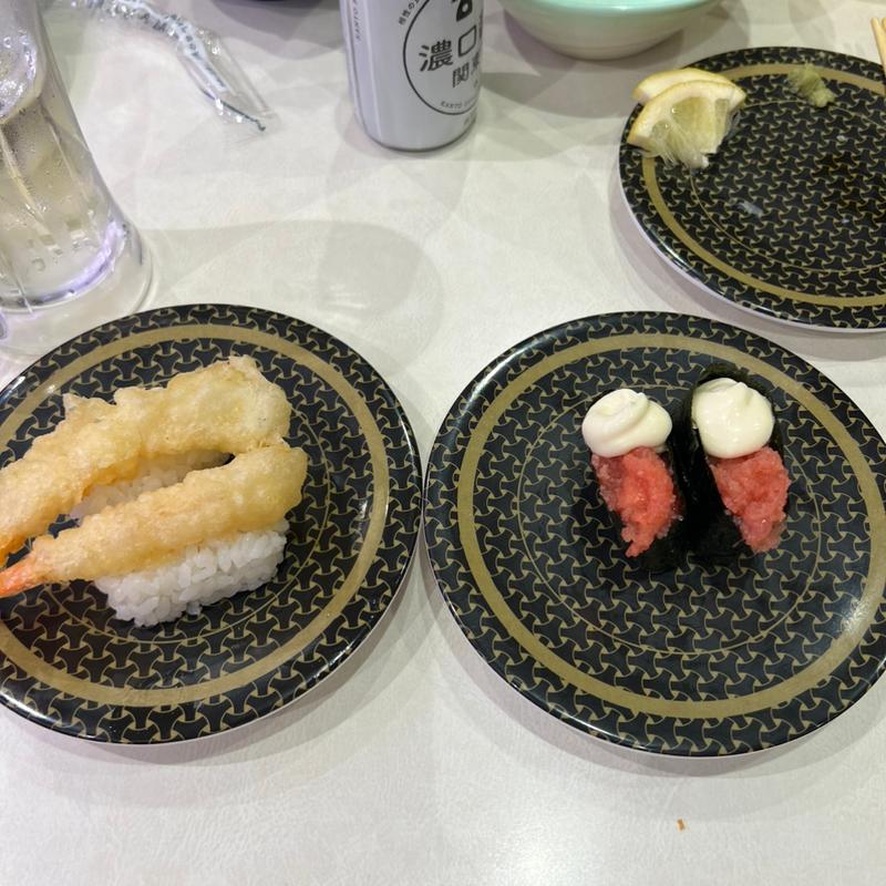 えび天　たらマヨ(はま寿司 足立花畑店  )