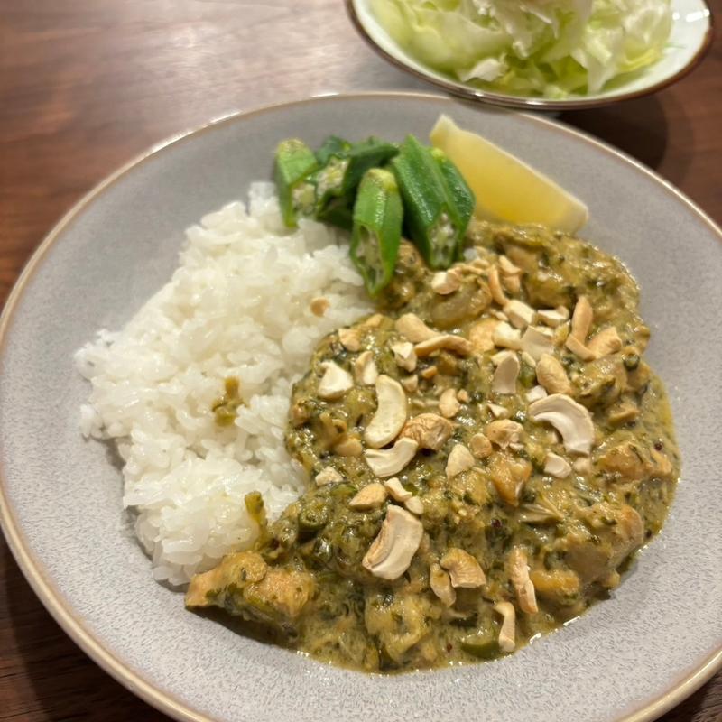 スパイスグリーンカレー(自宅)