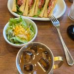 パストラミと野菜のホットサンド
