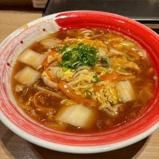 黒酢あんかけうどん(手延べうどん 水山 エキュート品川サウス店)