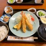 天然大海老フライ御膳