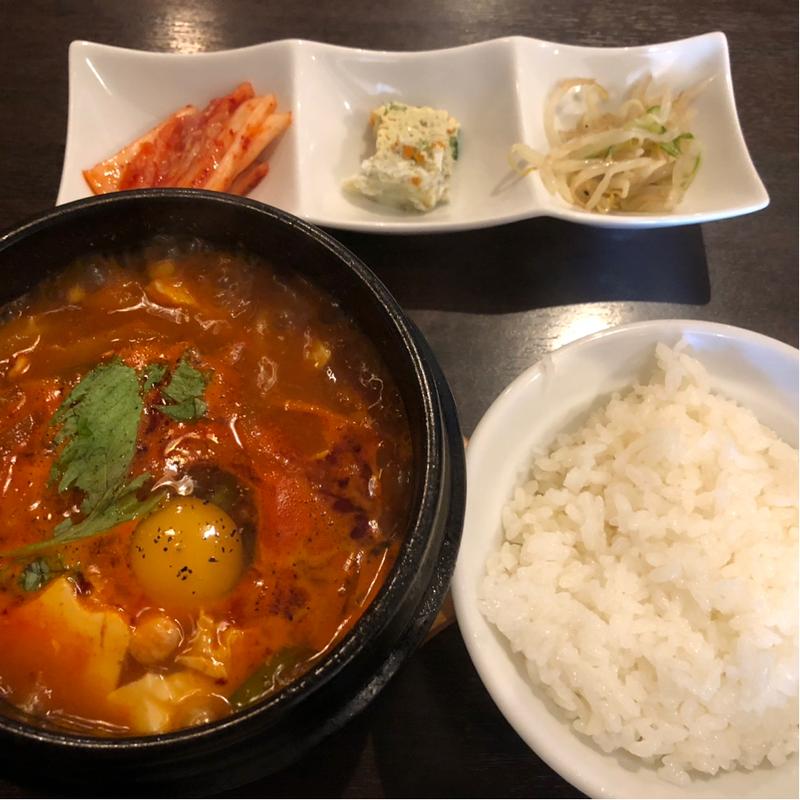 スン豆腐チゲ(韓流亭)