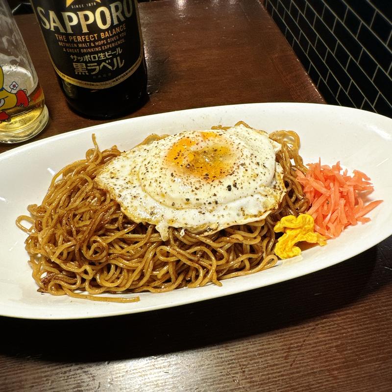 まるちゃん台風焼そば(大衆酒場 チャン栓チャン)