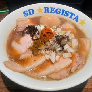 限定辛味噌ラーメン＋味玉＋チャーシュー(SPORTS DINING REGISTA)