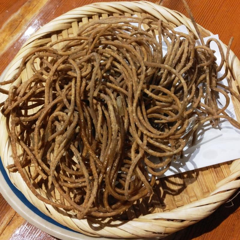 揚げ蕎麦(蕎麦居酒屋　高田屋　川崎)