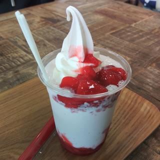 スムージー　イチゴ(kasvi cafe)