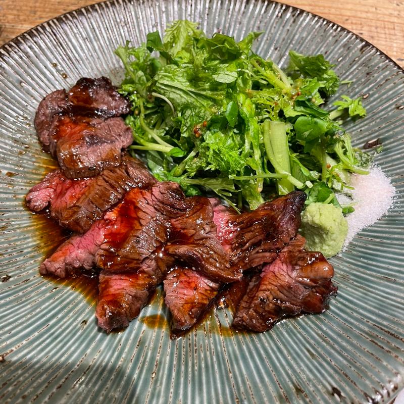 黒毛和牛ランイチのグリル(MEAT&WINE ワインホールグラマー 池袋)