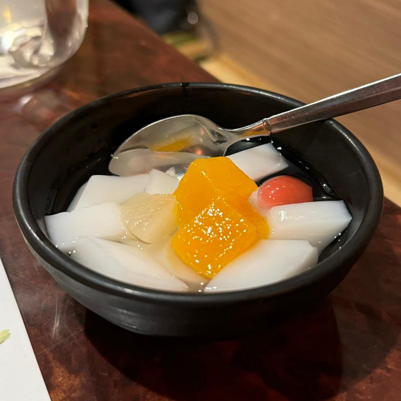 杏仁豆腐(一家しゃぶしゃぶ)