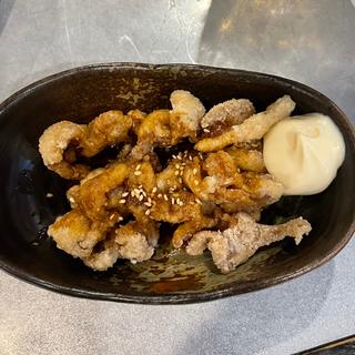 皮唐揚げ(福島応援団 大分からあげと鉄板焼 勝男)