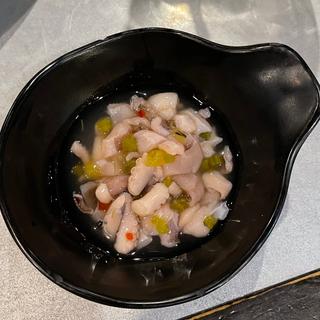 たこわさ(福島応援団 大分からあげと鉄板焼 勝男)