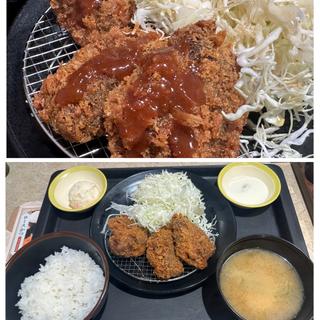 牛かつ定食・小ごはん(松のや 新橋店)