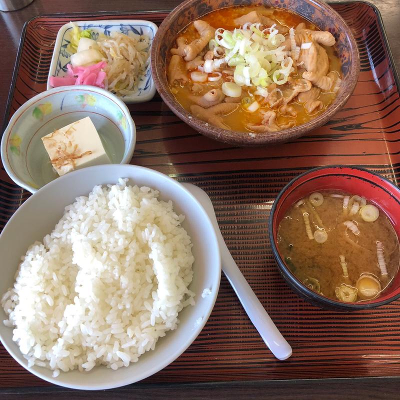 もつ煮定食【もつ煮大】(もつ煮屋 日の出食堂 )