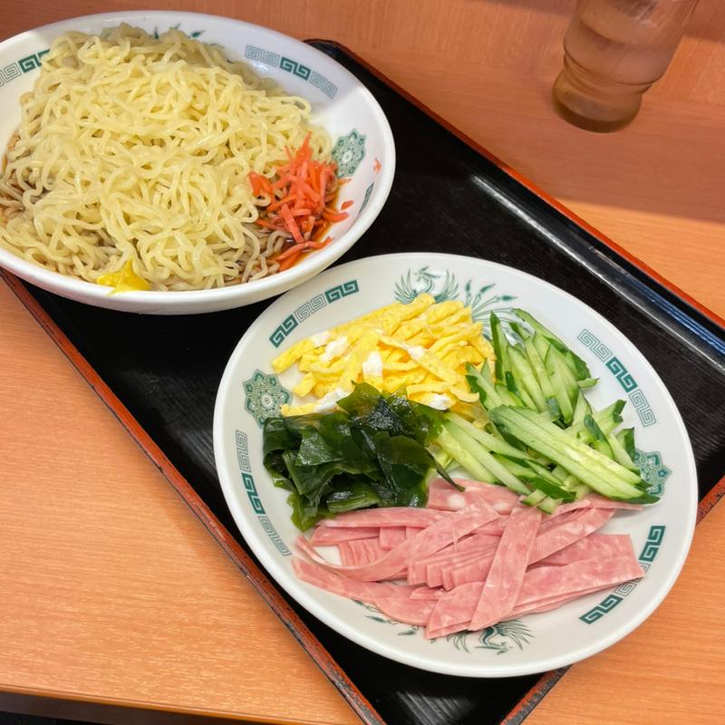 黒酢しょうゆ冷し麺(日高屋 錦糸町北口店)