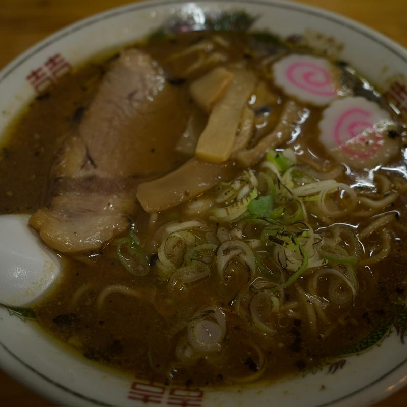 こがしみそラーメン(愛山渓ドライブイン)