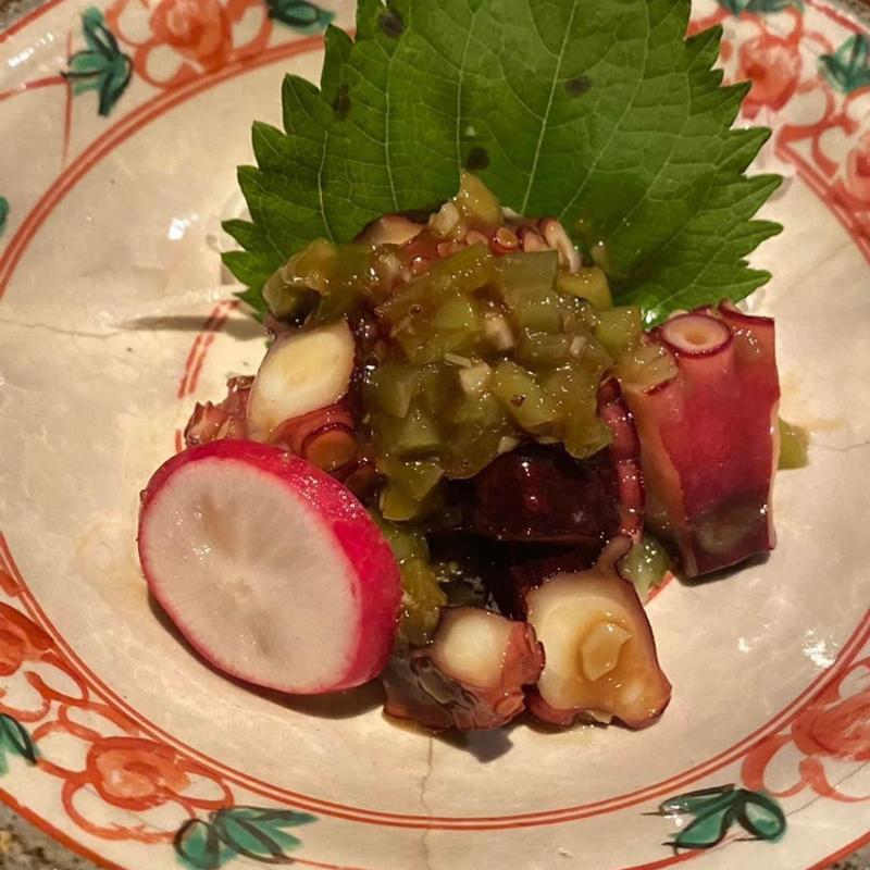 たこわさ(Sushi Izakaya Ezoya)