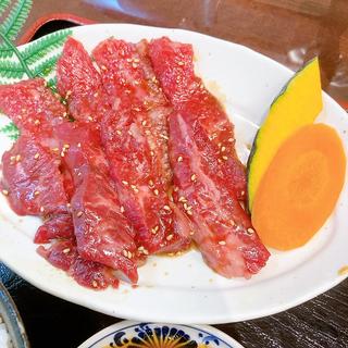 ハラミロース定食(元祖焼肉 えひめ屋 広島中町店)