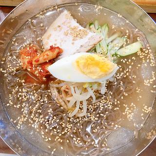 冷麺(元祖焼肉 えひめ屋 広島中町店)