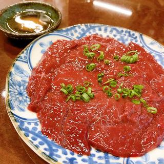 炙りレバー(元祖焼肉 えひめ屋 広島中町店)