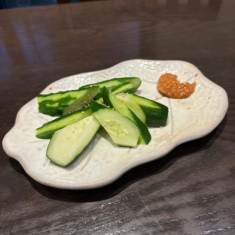 やみつきキュウリ(旬のお料理さんすい草木)