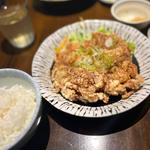 若鶏のからあげ油淋鶏定食(ごち屋 九段店 （ごちや）)
