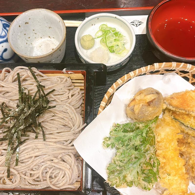 秋旬 天ざる(ごまそば八雲 新さっぽろサンピアザ店)