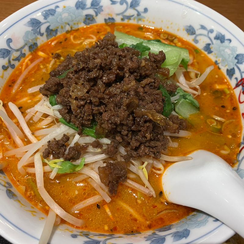 担々麺ランチセット(台湾小皿料理 阿里城 JR川崎タワー店)